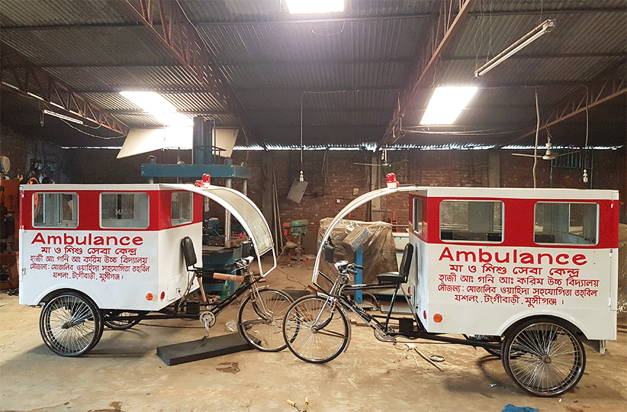 The solar-powered ambulance for rural areas!